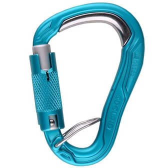 zekerapparaat belay kit &ndash; edelrid &ndash; jul2 inclusief hms karabiner &ndash; grijs/groen en blauw